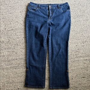 Nine West Dark Blue Ankle Jeans